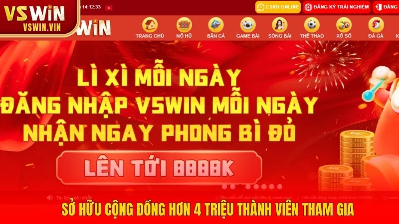 Sở hữu cộng đồng hơn 4 triệu thành viên tham gia