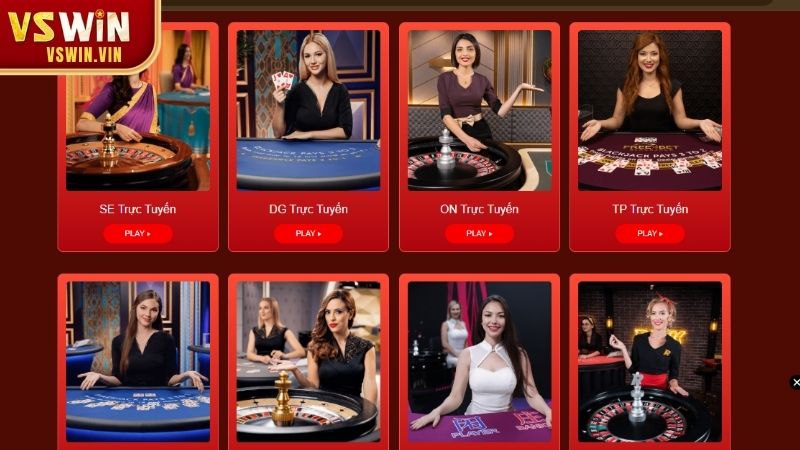 Trải nghiệm sảnh cược đỉnh cao tại Casino vswin